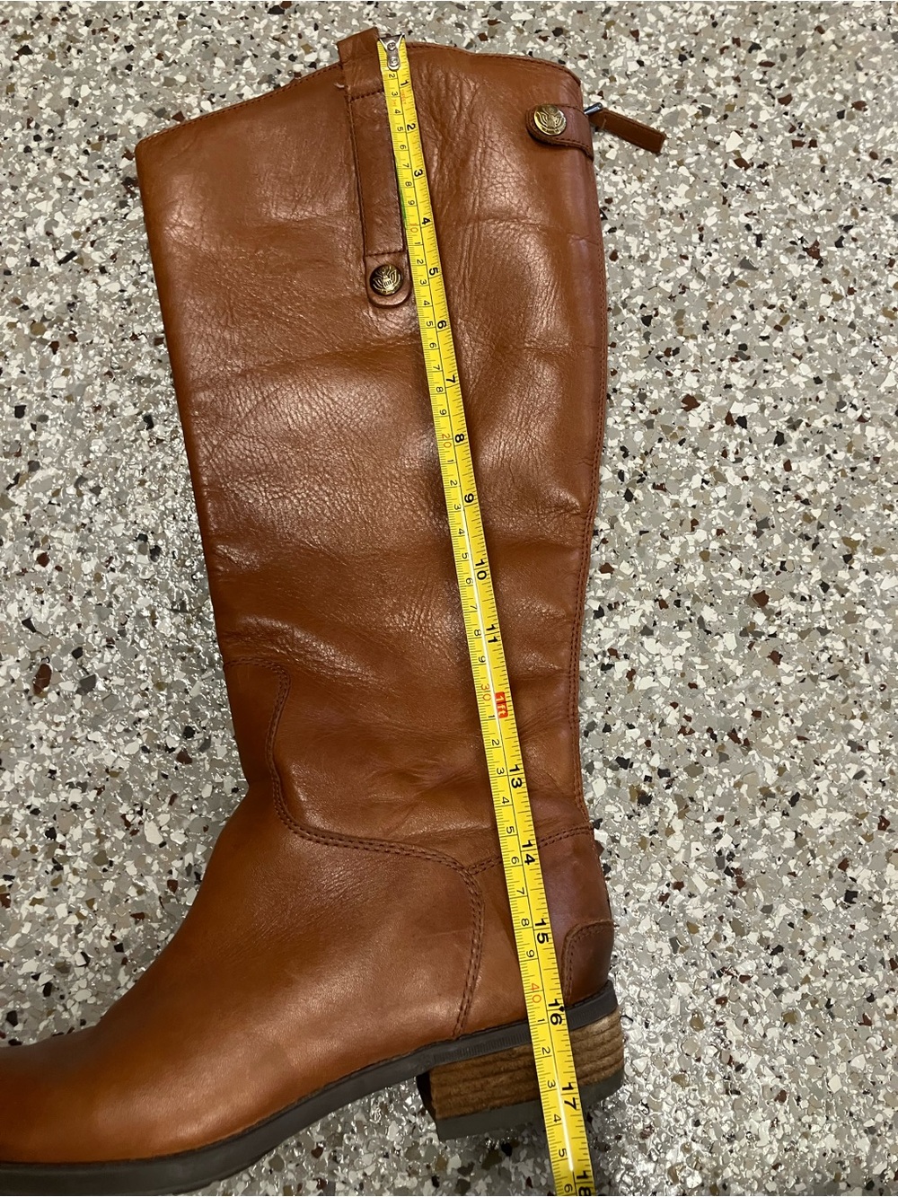 Sam Edelman | Penny Tall Leather Riding Boots Whiskey (6.5) - Picture 14 of 15